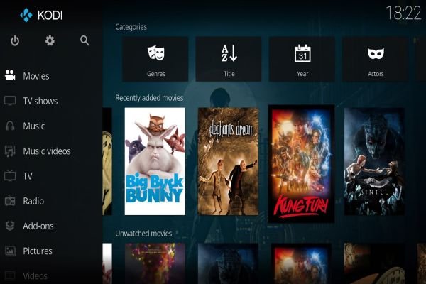 Kodi recently added